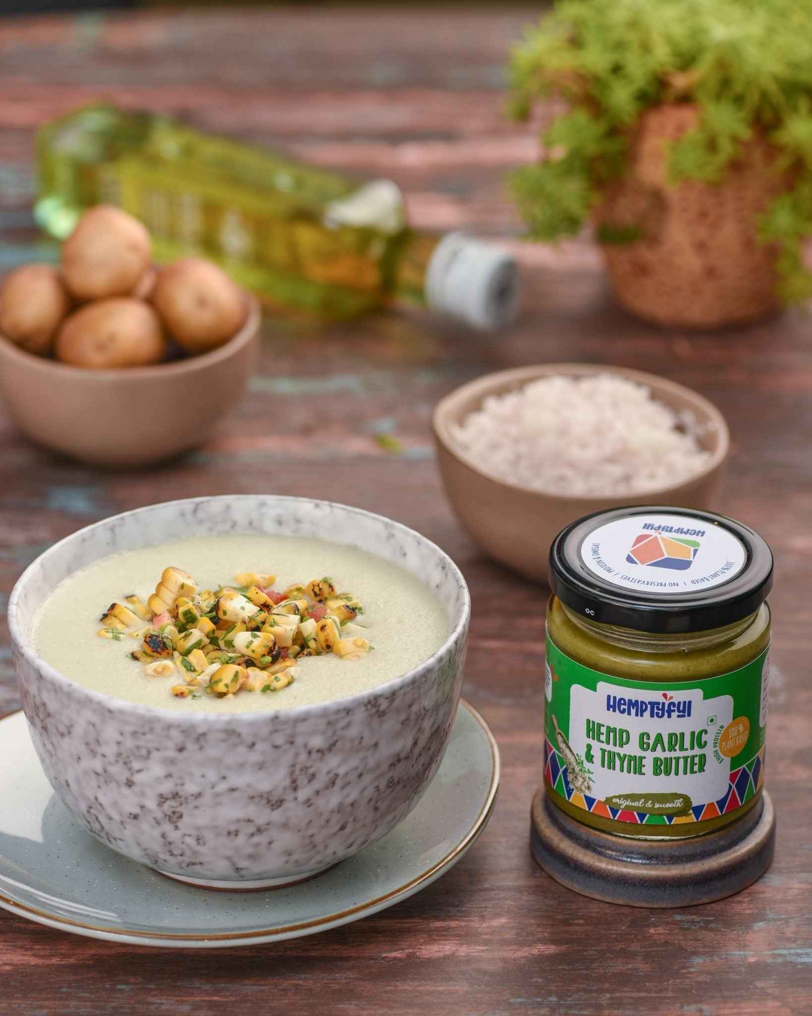 Potato Soup With Garlic And Thyme